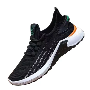2024 high quality Men's shoes Summer breathable walking style shoes mesh sports and leisure shoes