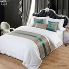 Sheets Custom Bedding Runner Set Luxury Hotel Textile Cotton Fabric Super King Size Bed Sheets