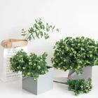 Leaves FF-002-2 Hot Sale Simulation Artificial Money Leaves Plant Eucalyptus Leaves For Decor