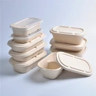 Food Containers Food 2 Disposable Container Compostable Takeaway Disposable Biodegradable Food Containers
