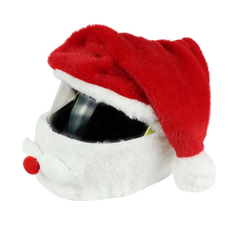 helmet santa hat