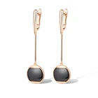 Ceramic Earring New Women Jewelry Accessories Luxury Elegant Ceramic Big Stud Earring Fashion Vintage Earring