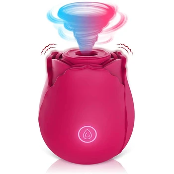 G Spot Rose Vibrator Breast Nipple Clitoral Sucking Clit Stimulator Sucker Sex Toys for Women Female