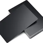 Aluminum Business Card Blanks 2021 Sublimation Name Blank Aluminium Anodized Aluminum Metal Business Cards