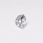 Zirconia Cubic White Loose White Zirconia Jewelry Cubic White Pear Shape Loose Zirconia