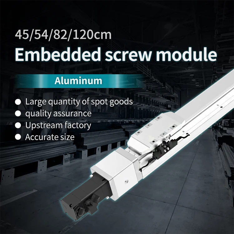 GTH5 Embedded Linear Toyo Same Style Fully Enclosed Ball Screw Electric Precision Dustproof Steel Strip Sliding Platform Module details