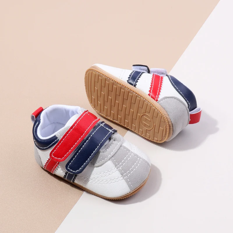 Wholesale Hook&loop Unisex Toddler Baby Sneakers Casual Boys Girls Baby Shoes Spring Autumn BXC4156 details