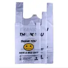 Plastic Bags Cornstarch 100% Biodegradable Plastic Die Cut Handle Shopping Bags