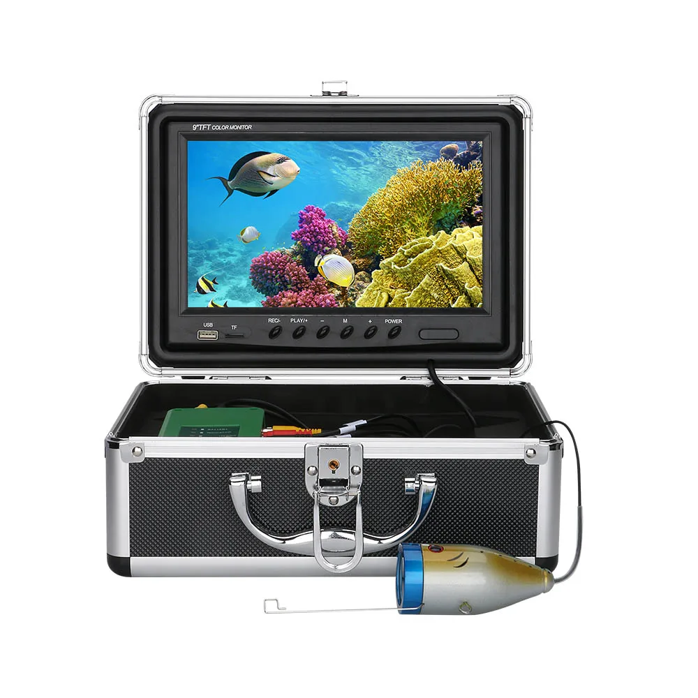 10" 50M 1000TVL Fish Finder Underwater Fishing Camera For Ice/Sea/River Fishing 
