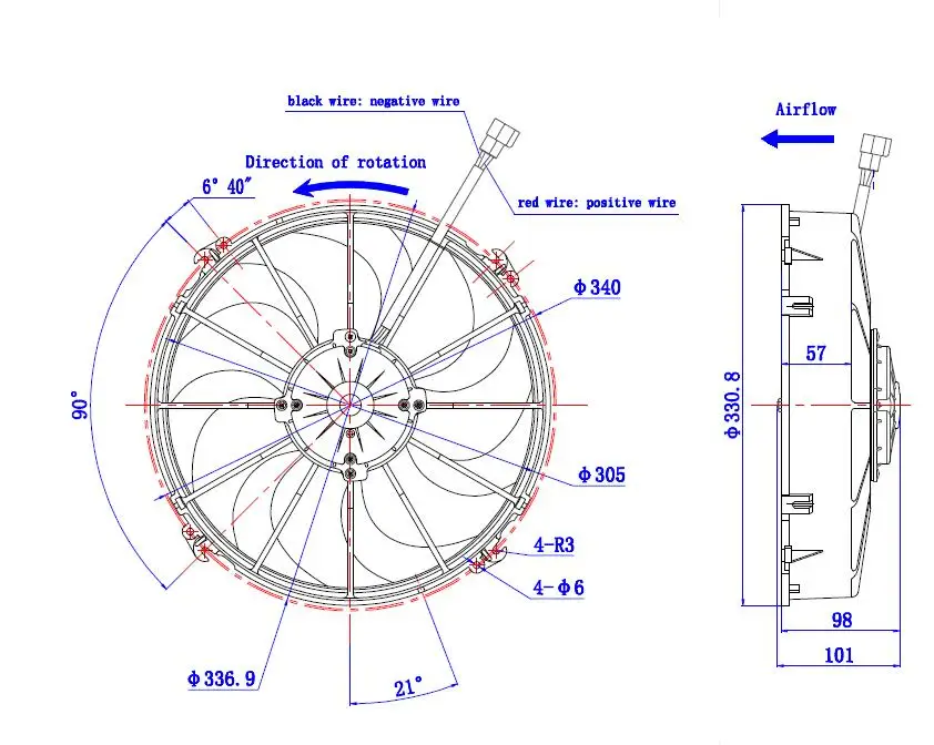 Square Frame Axial Fan, YWF4D-600, 400(V), Electric - detail 4