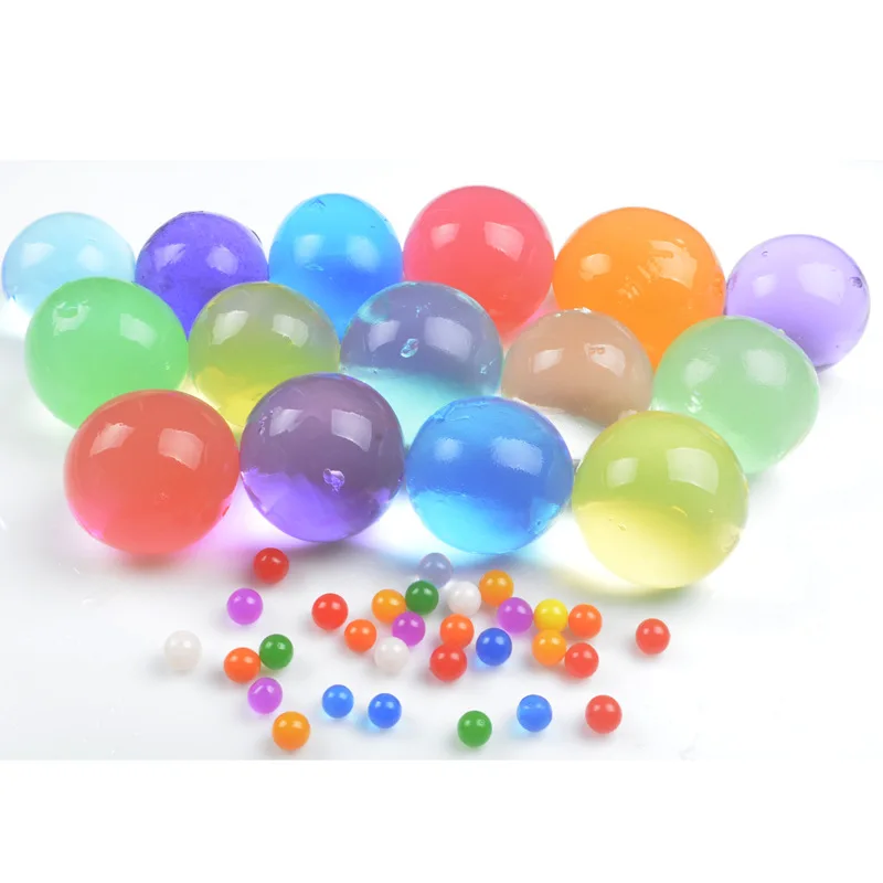 Hot Product 20000pcs Crystal Soil Growing Balls Polymer Water Beads for Kids Toy and Home Plant Decoration