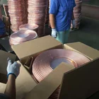 Copper Copper Pipe 3/8" Copper Pair Coil R410A 15m 20m Or As Customized Per Roll Copper Pipe