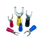 Y-shaped U-shaped Fork-shaped Cold-pressed Terminal Block Copper Tin Plated 1.25-3.2