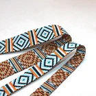 Webbing Strap Webbing Jacquard Ribbon Webbing Jacquard Woven Ribbon Ethnic Colorful Crossbody Webbing Shoulder Bag Strap