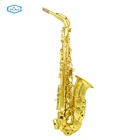 Professional Jazzman Classic Structure Yellow Shell Color Unlacquer Alto Saxophone