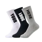 Socks Socks Socks Oem Custom Logo Global Recycle Standard RPET Sustainable Socks Recycle Polyester Crew Socks