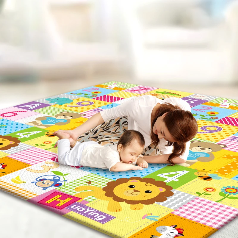 Multi Function Folding Baby Play Mat, Baby Play Mat Rug, Baby Gym Activity Play Mat