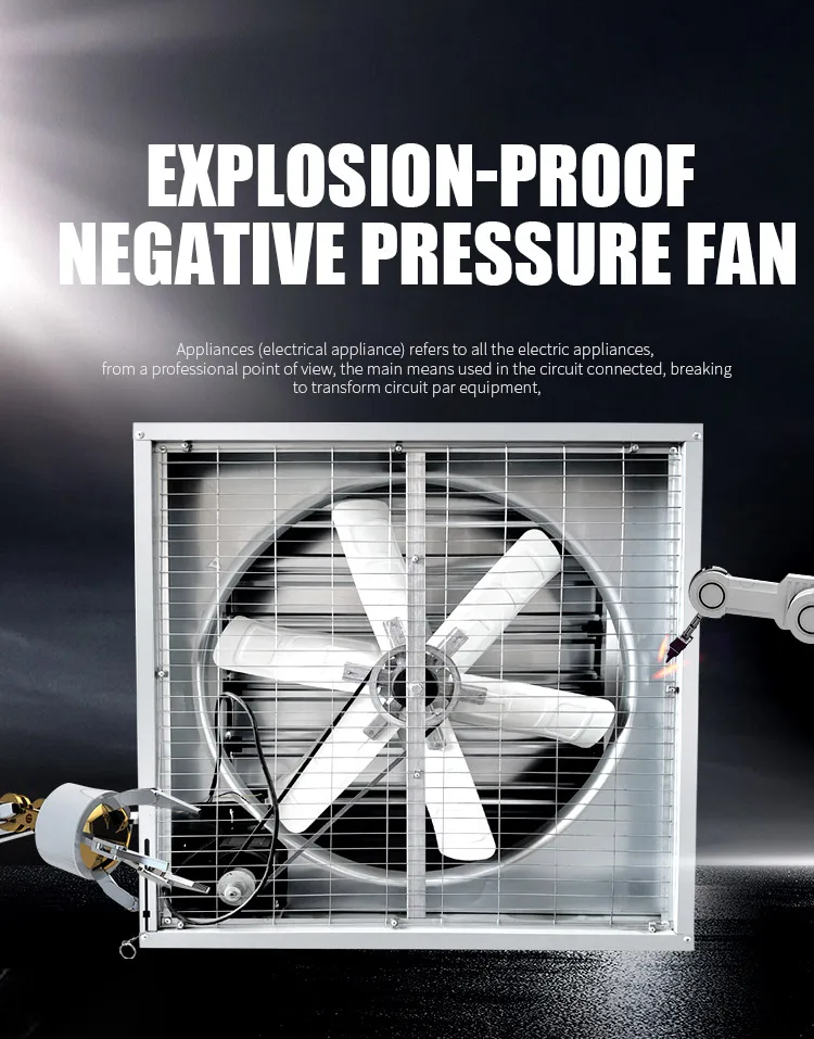 Ventilation Exhaust Fan, Explosion-Proof, 110, 20000, CFM - detail 2