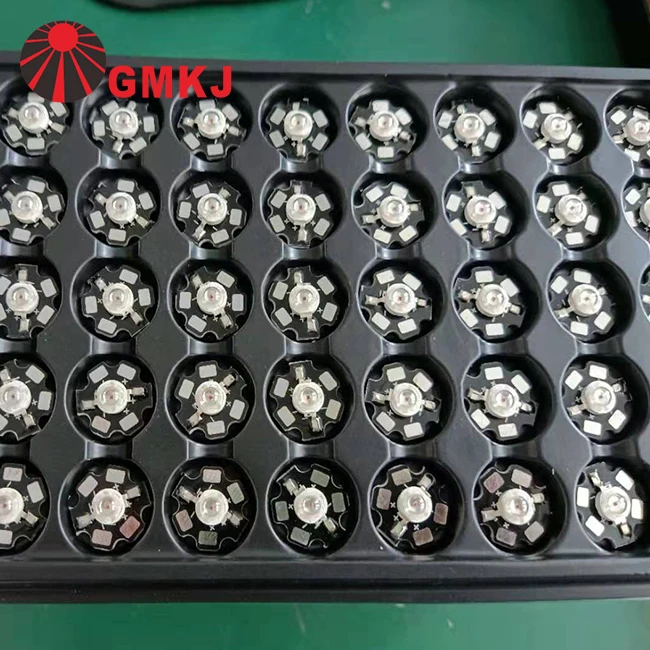 Gmkj White Color Epileds Epistar Bridgelux Chip 1w 3w High Power Led