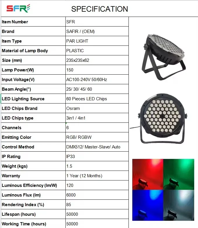 IP65 Waterproof Equipment Professional Stage Lighting Outdoor Stage Lamps Light 80w 100w 120w Rgbw Stage Light
