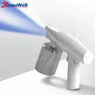 Gun High Quality Cheap Price 800Ml Disinfecting Cordless Blue Ray Hair Nano Spray Gun With Atomizing Disinfector