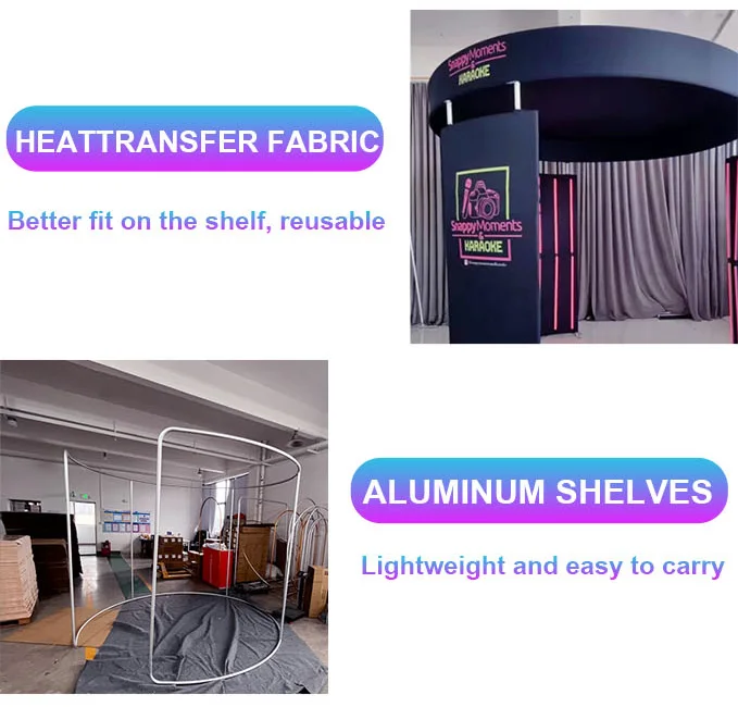 360 Overhead Photobooth Backdrop Display Stand for Decoration with RGB Light H84f0c9fb001f4cf4b1f4ddc0d9f46cccR