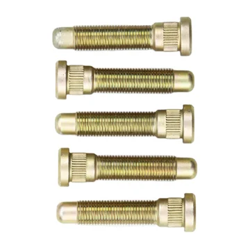 Good quality CNC yellow zinc 8740 stainless steel Press In Type Wheel Studs OEM design