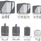 Packing Cubes For Travel Set 7pcs Mesh Luggage Packing Cubes Luggage Packing Organizers With Shoe Bags
