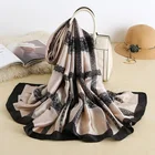 Scarves Luxury Women Long Smooth High Quality Scarf