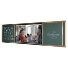 Writing Board Cheap Price Interactive Whiteboard Smart Digital Push-pull Writing Board Teaching Chalkboard