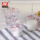 Tool Measuring 250ML 500ML 1000ML Baking Tool Measuring Cup With Handle Stackable Plastic Measuring Cup