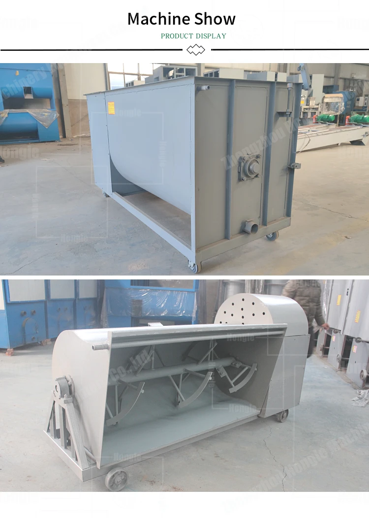 Multifunctional 300Kg Compost Ribbon Mixer Mushroom Substrate Machine with Motor Core Component supplier