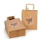 Bags Handles Bag Paper Bags Custom Thank You Gift Bags Bulk With Handles Grocery Paper Bag