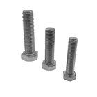 Carbon Steel Zinc Plated Hex Bolt DIN933 931 Grade 4.8 5.8 8.8 M20 With Full Thread