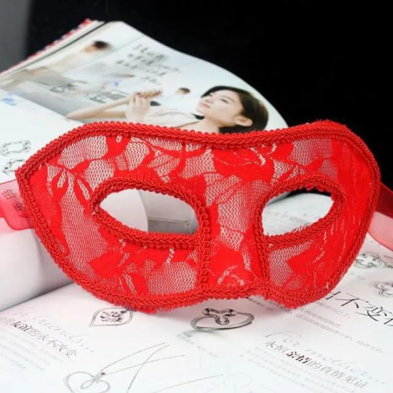 Black Red White Women Sexy Lace Eye Mask Party Masks For Masquerade Halloween Venetian Masquerade Masks
