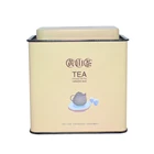 Tea Metal Box Tea Tin Metal Box High Quality Custom Printed Rectangle Tea Packaging Metal Tin Box