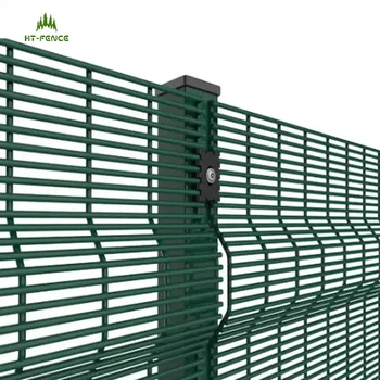 HT-FENCE 358 Prison Mesh fence Customize anti cut CE certification Sustainable 358 anti climb fence