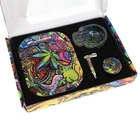 Rolling 2021 New Products Rolling Trays Metal Herb Grinder And Rolling Tray Gift Box Smoking Kit