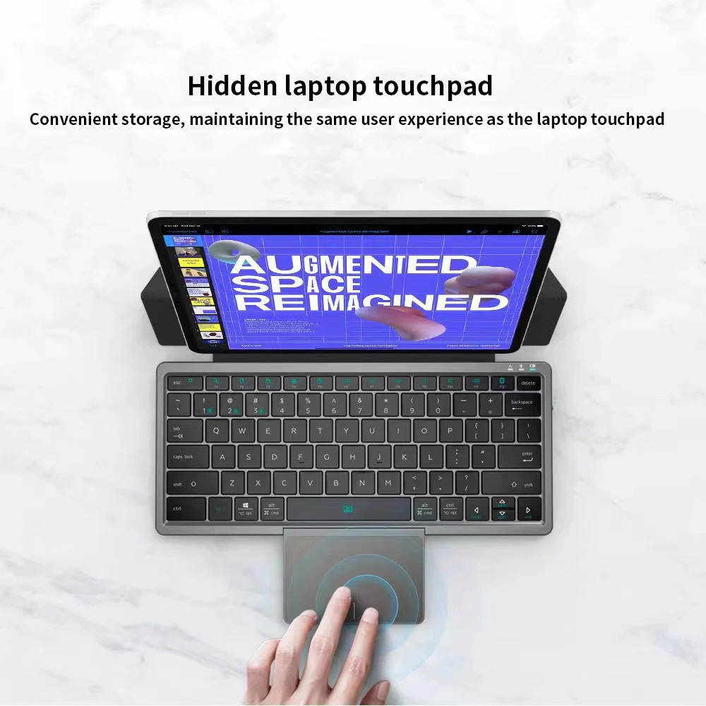 Bluetooth Rechargeable Magic Keyboard Universal Wireless Bluetooth Keyboard Leather Case