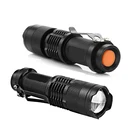 Outdoor Home Outdoor Bright Light Aluminum Alloy Zoom Battery Replacement Super Bright Long Shot LED Flashlight