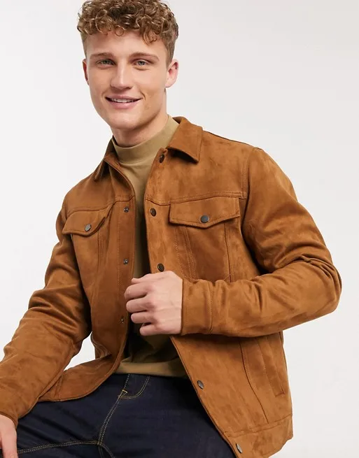 tan suede jacket new look