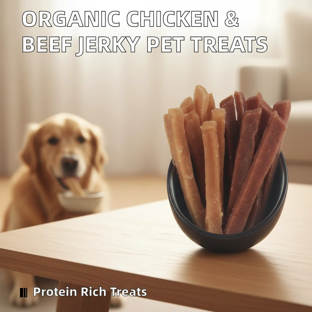 Top Selling Premium Quality Dog Treats OEM Natural Dried Jerky Snack 100% Cotton High Protein Eco-friendly Digestive Health Pet manufacture