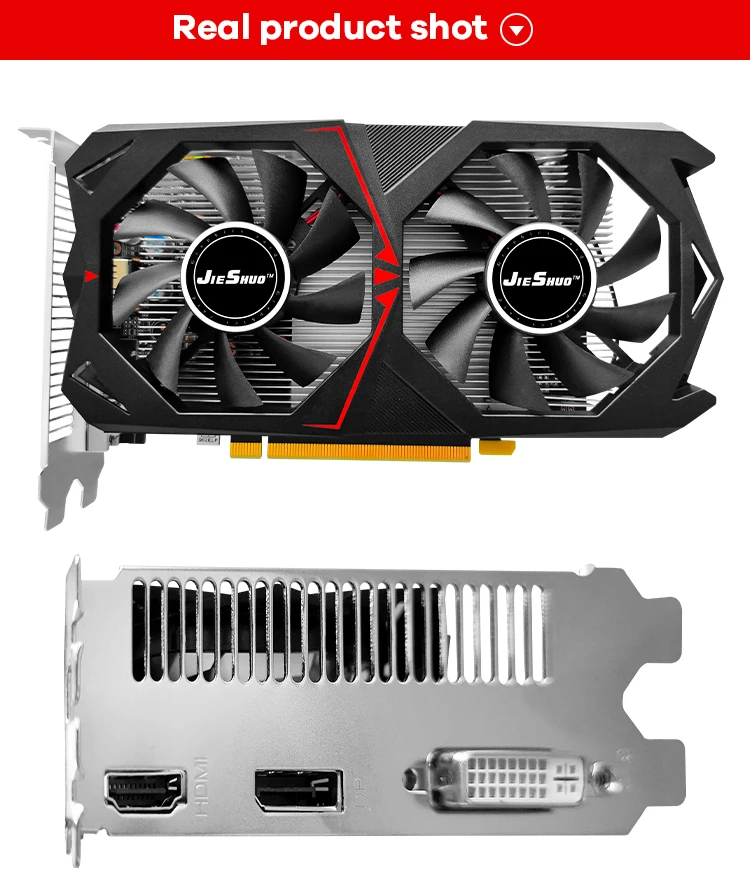 Jieshuo Geforce Gt950 2gb Graphics Card For Office Gaming Desktop Computer New Stock Graphics