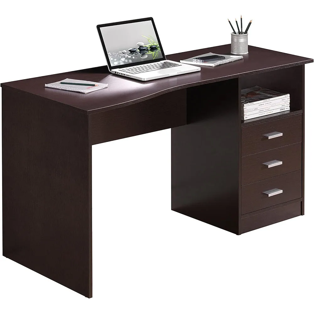 Modern 29.5\" x 23.6\" x 51.2\" Office Computer Desk with Multiple Wooden Drawers for Home Use manufacture