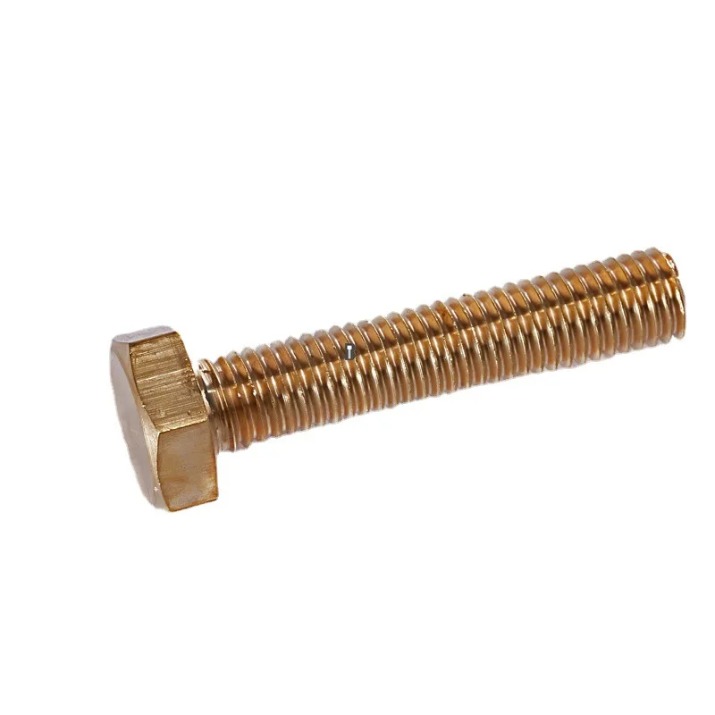 Brass Fastener ASME B18.2.1 China Manufacturing Wholesale Price Hex Bolts manufacture