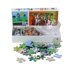 Custom Children's Educational Toys Carton Children Puzzle Game Animal Puzzle Printing