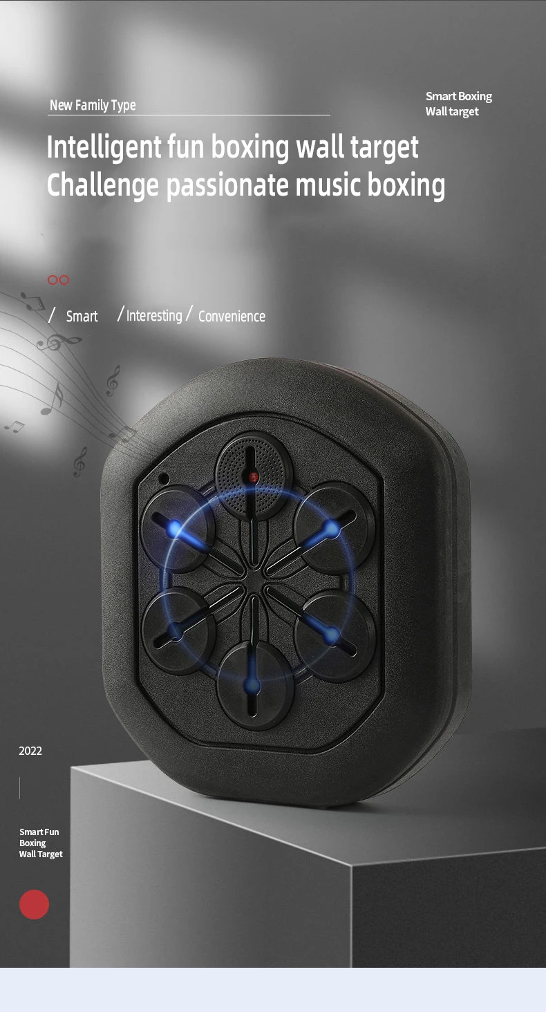 Indoor Smart Focus Agility Wall Target Electronic Musical Punching Pads