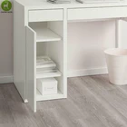 Table 102 Cm Home Living Bedroom Pine Wooden Side Drawer Shelf Table Desk