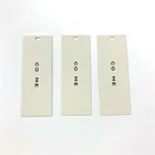 New Design Ivory Color Material Garment Accessories Hangtag Famous Brand Luxury Hang Tag