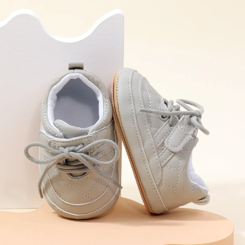 Hot Selling Toddler Baby Sport Shoes Soft TPR Outsole Prewalkers Autumn Season Light Weight Anti-Slip Features for Boys Walking manufacture